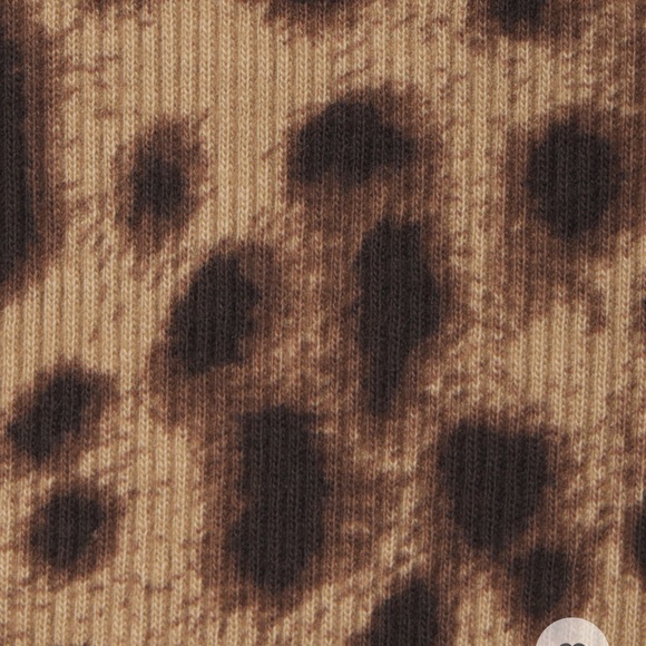 DOLCE&GABBANA X SKIMS COTTON RIB SCOOP TANK | LEOPARD - Picture 4 of 8